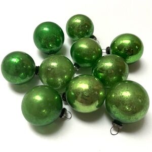 Vintage Mini Ornaments Japan Tinsel Feather Tree